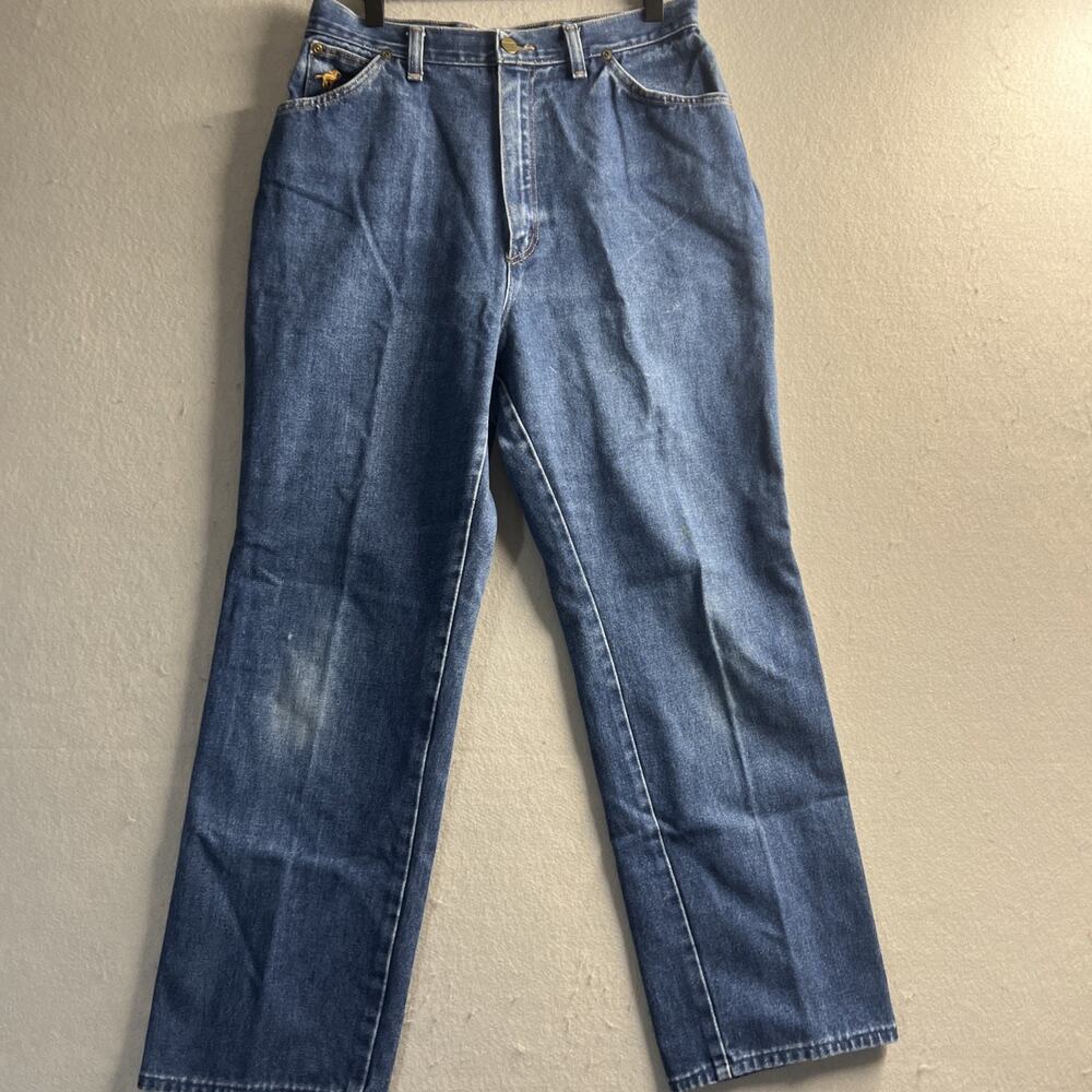 Vintage Wrangler Women’s Jeans Size 14 REG 90s Blue Denim Straight Leg USA